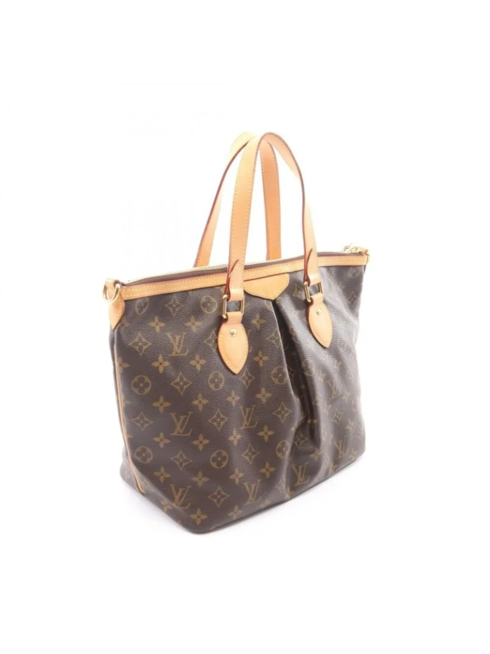 Louis Vuitton Palermo PM Monogram 2-Way Canvas Leather Tote Bag